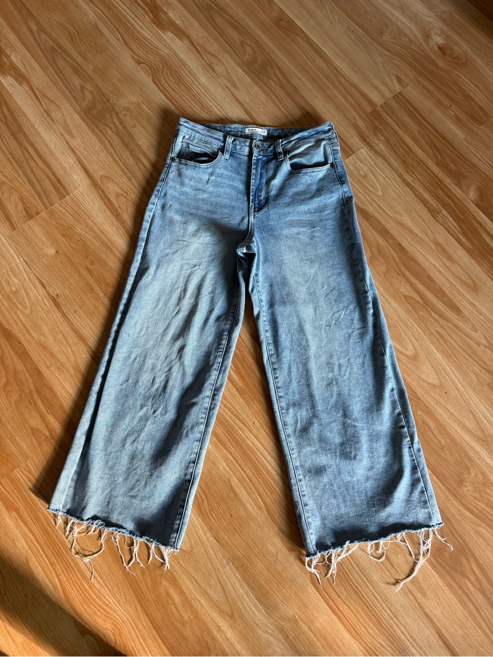 Cute Oat New York Wide Leg Cropped Jeans - Sz 4/27